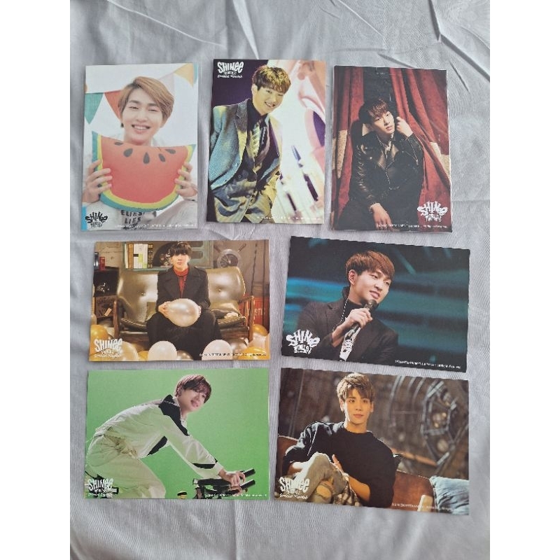 SHINee POSTCARD ONEW JONGHYUN TAEMIN