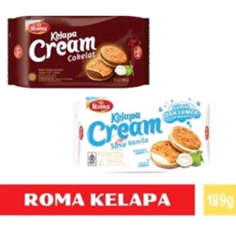 

BISKUIT ROMA KELAPA/SANDWICH/CREAM