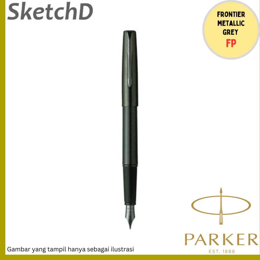 

Parker Frontier Metallic FP - Fountain Pen vintage signature pen