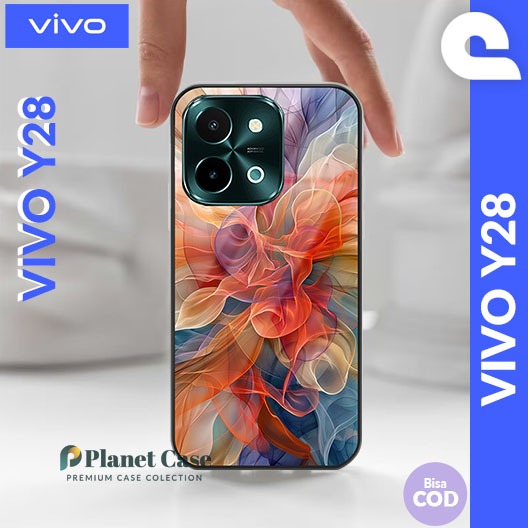 Case Vivo Y28 Casing Pelindung Body dan Kamera Vivo Y28 Softcase Karakter Y28 Silikon Protection Viv