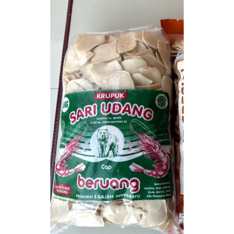 

kerupuk udang cap beruang 5 kg