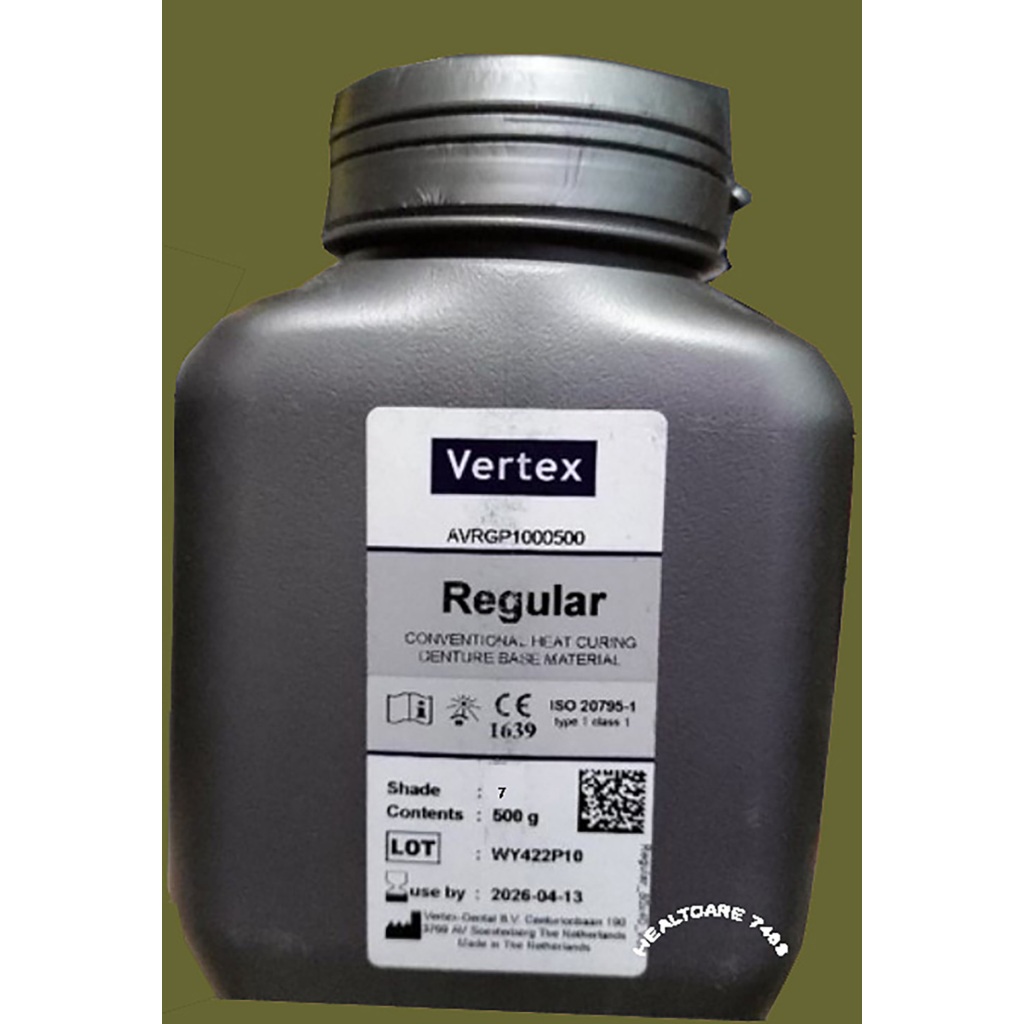 Vertex Powder Heat Curing HC 500gr