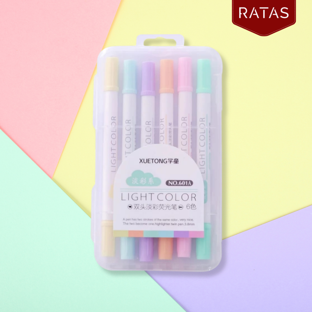 

Stabilo Highlighter Warna Pastel Dual Side 3,8mm Isi 6 PCS Highlighter Penanda Set Stabilo Highlighter Multicolor Stabilo Art Maker Graffiti Pens