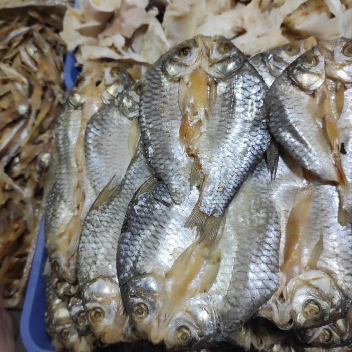 

ikan asin tawes belah super