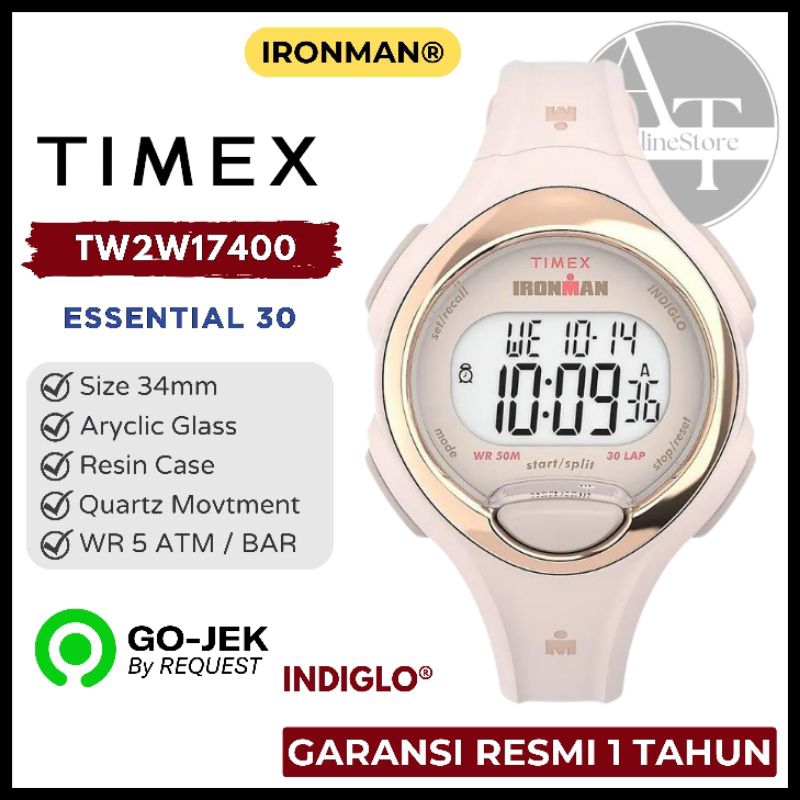 Jam Tangan Wanita Timex TW2W17400 Ironman Essential ORIGINAL Resmi