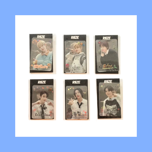 Riize 2024 Riize-Up Layered Photocard Set Official Merch MD