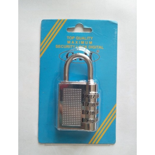 KODE L95P Gembok digital Gembok PIN Gembok angka GAH 4mm 4digit Gembok 4