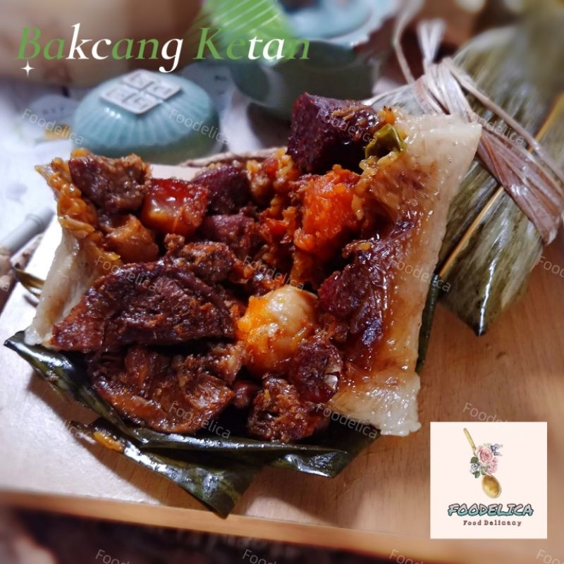 

Bakcang Ketan Medan isian komplit