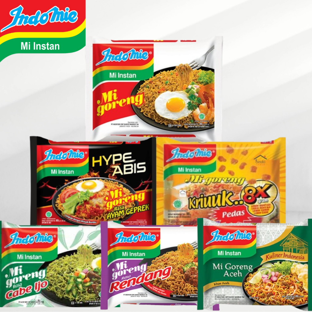 

Indomie Goreng & Indomie Kuah | Indomi Semua Varian