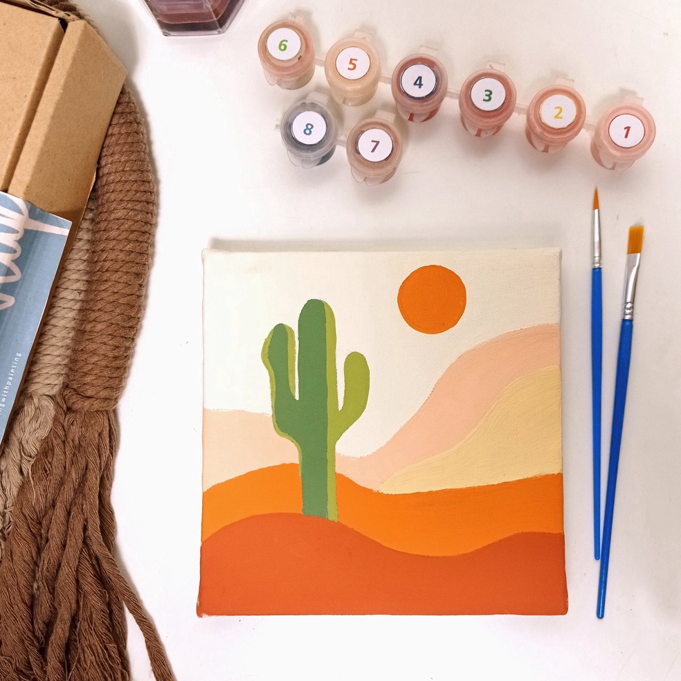 

KODE D9C Paint by Number Kit Desert