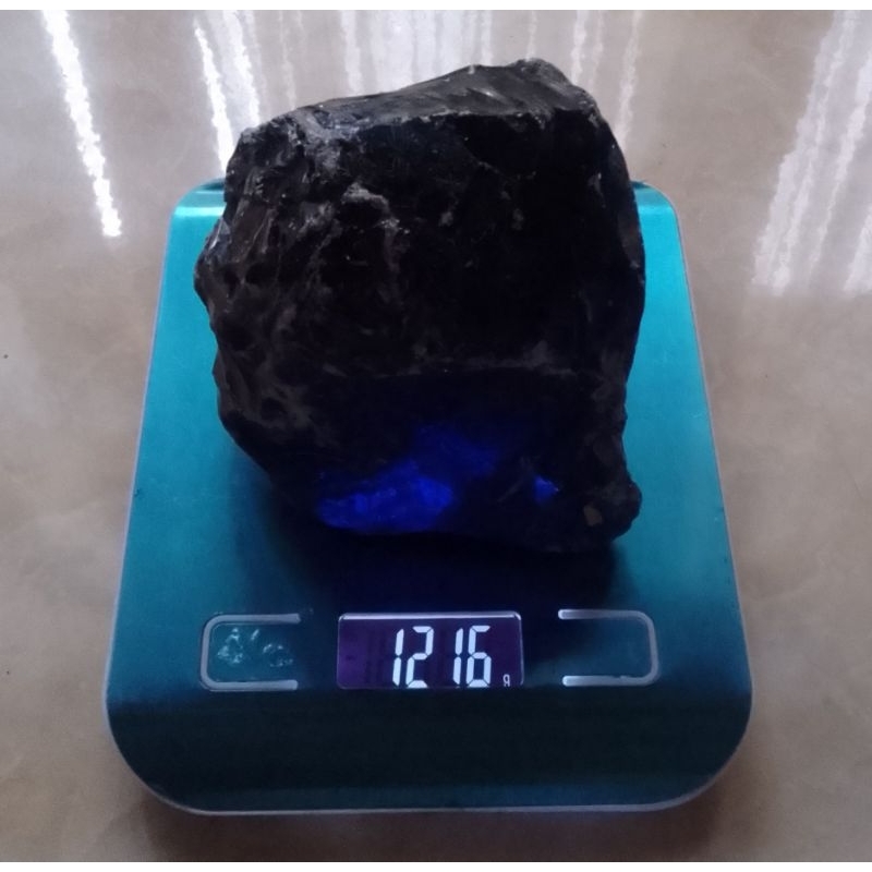 Batu Obsidian Bahan Biru 2