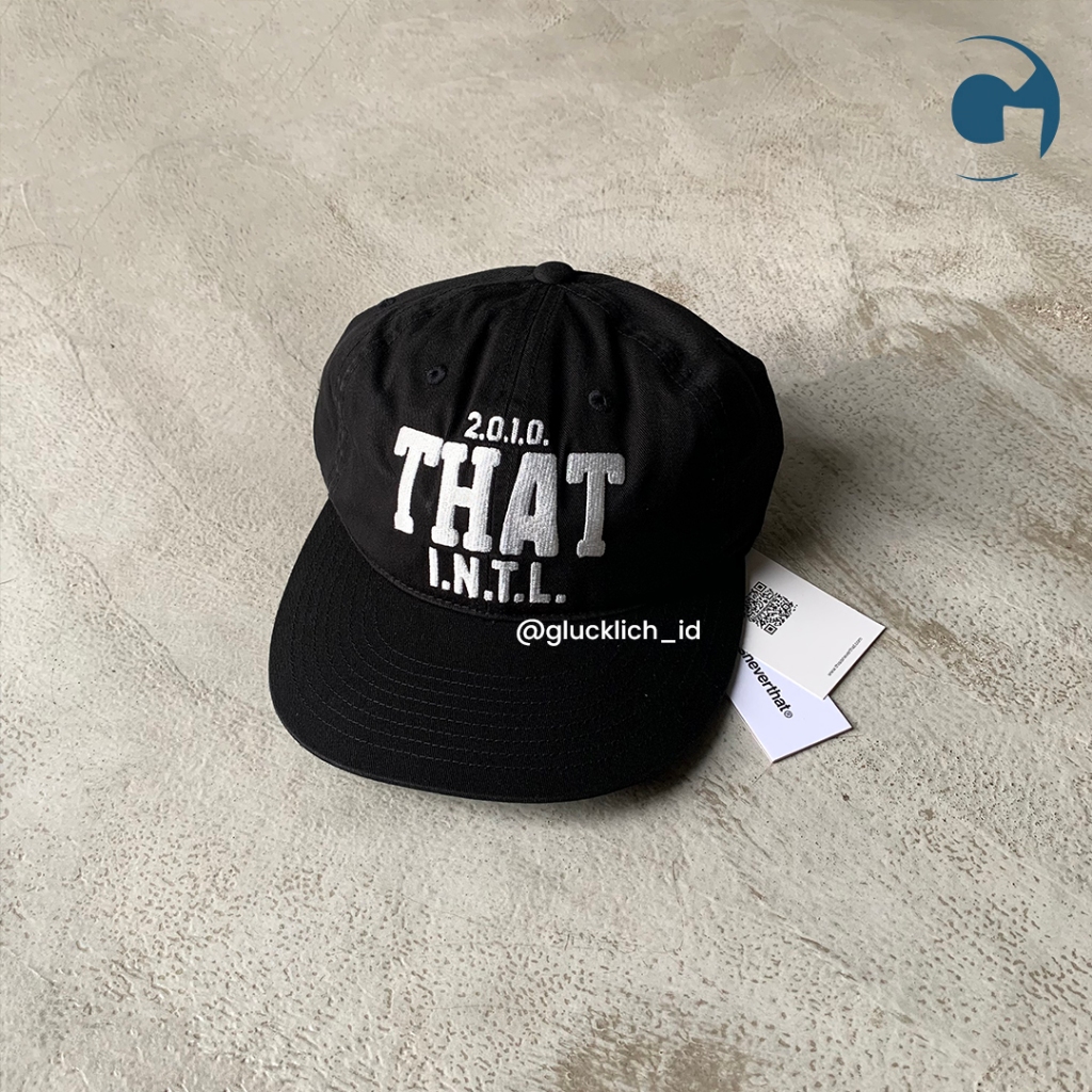 THISISNEVERTHAT®, THAT Cap in Black
