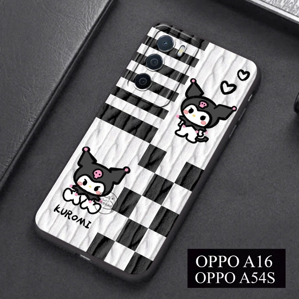 |021| Softcase Oppo A16 / A54S - Case Procamera - Case Fashion Cute Kotak kotak (Type Lain Di chat)