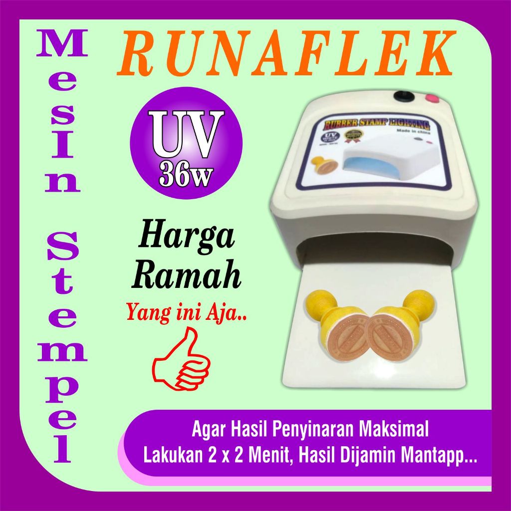 

Mesin Cetak Stempel Runaflek Terbaru