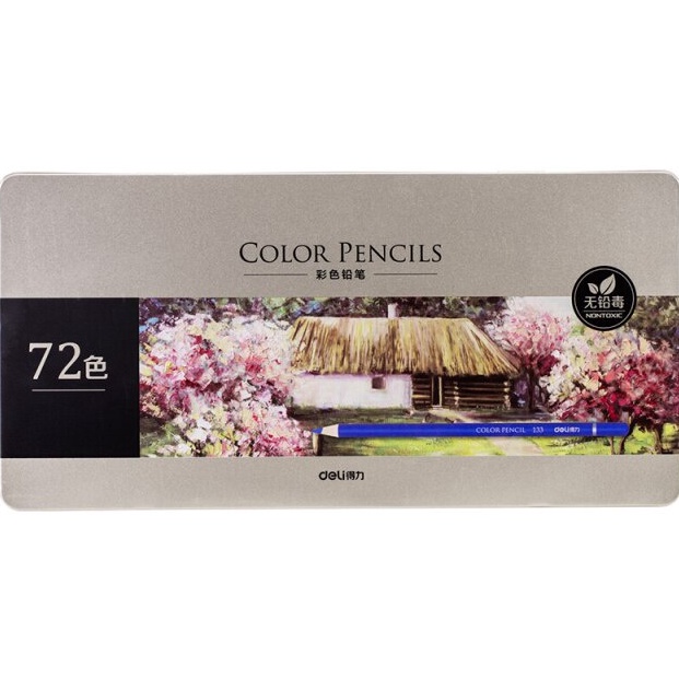 

KODE D63E Pensil Deli Warna MinyakOil Pencil Color HighGrade 72 Warna 6568