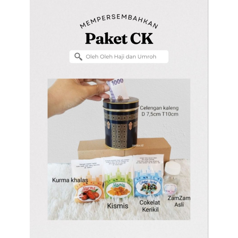 

PAKET CK OLEH OLEH HAJI UMROH UNIK PREMIUM GROSIR