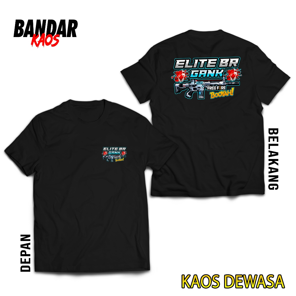 KAOS DEWASA ELITE BR SCAR TITAN - KAOS PREMIUM - BAJU UNTUK PRIA DAN WANITA DEWASA - BAJU DISTRO - B