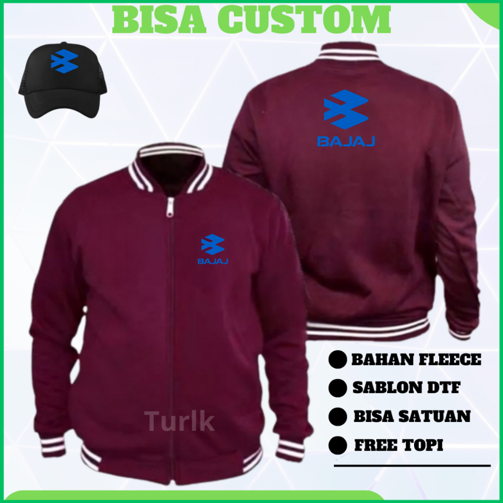 Jaket Bajaj Jaket Motor Bajaj Varsity Custom
