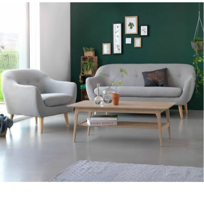 SERA CHAIR SOFA RUANG TAMU MINIMALIS SOFA SATU SET SOFA KAYU JATI Blackteak