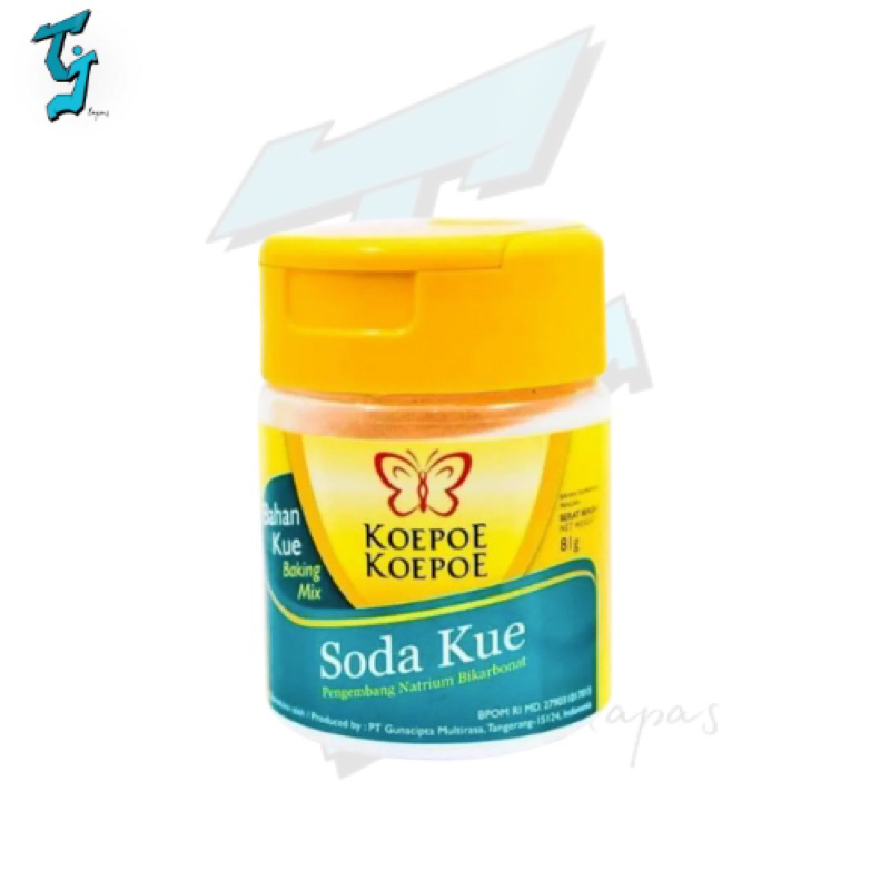 

Soda Kue Koepoe Koepoe Baking Soda. Pengembang Kue. 81gr Natrium Bikarbonat