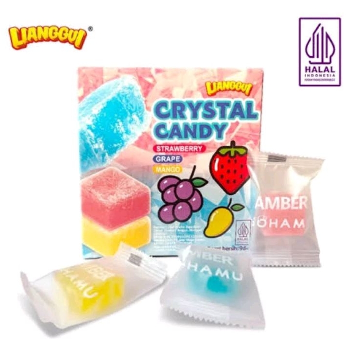 

Lianggui crystal candy fruit / permen rasa buah 96gr