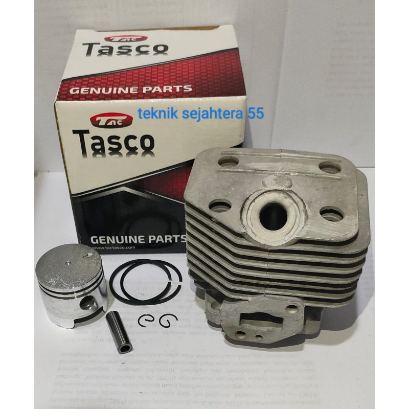 Cylinder Blok Komplit Tasco 328, 328e Mesin Potong Rumput Tasco