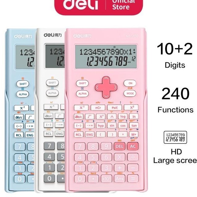 

Diskon Promo Kalkulator Deli scientific 17