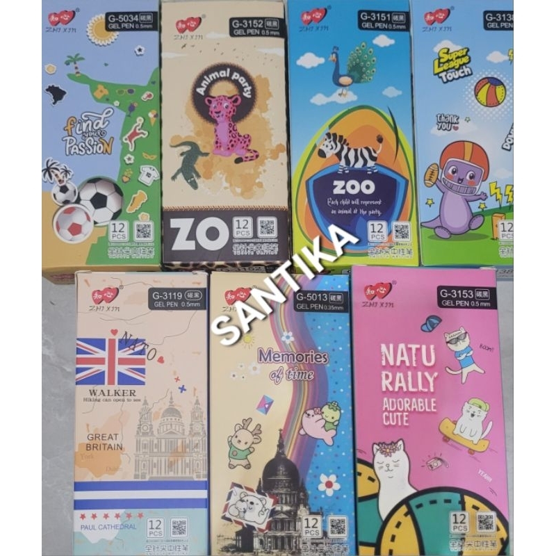 

[1 PCS] Gel Pen Zhi Xin Murah / Refil Gel Pen Zhi Xin / Pulpen Lusinan Murah