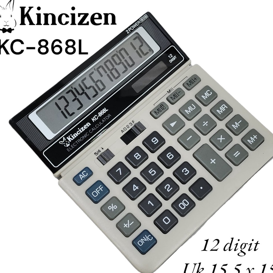 

KALKULATOR KINCIZEN KC868L SDC868L 12 DIGIT KALKULATOR CITIZEN SDC868L SDC868L