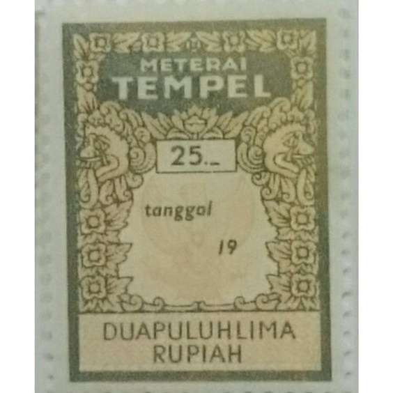 

Harga Promo Matrai Tempel Rp 25 Dua Puluh Lima Rupiah 1976 198