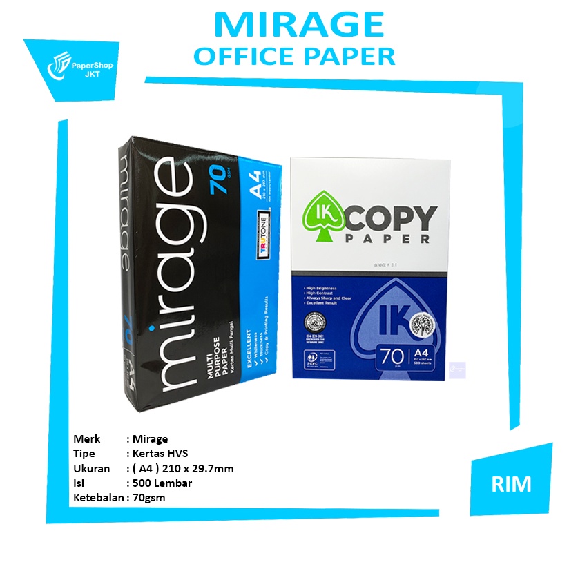 

Praktis MultiBrand Kes Fotocopy Hvs Kes Print A4 7 Gr Rim