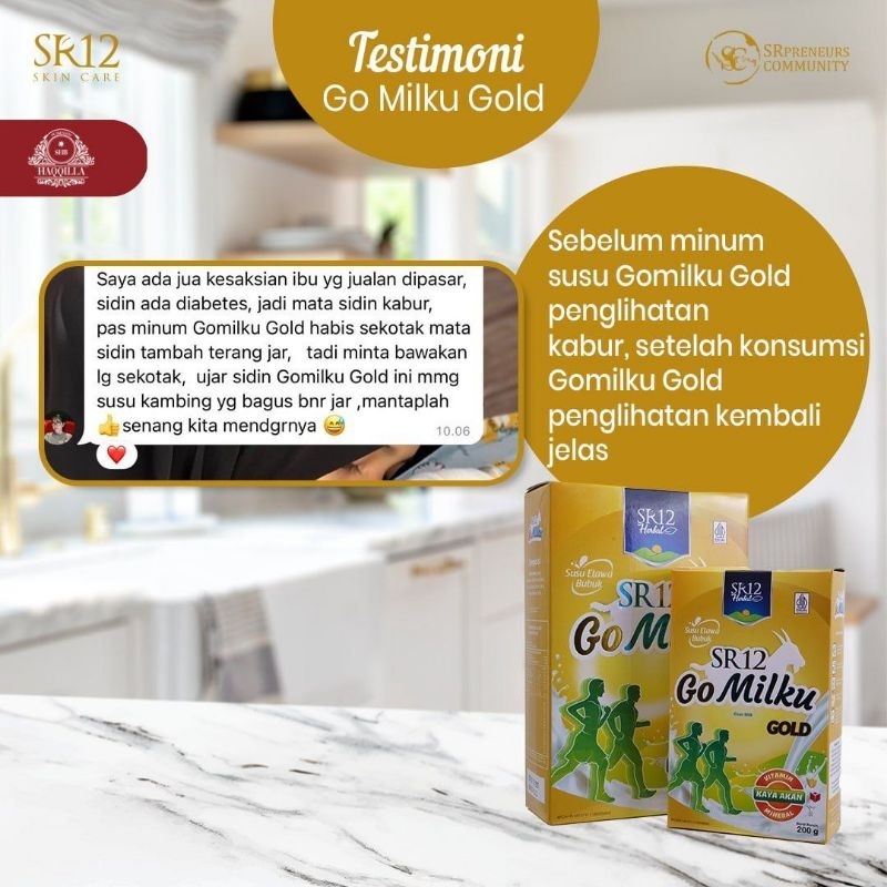 

SR 12 GOMILKU gold minuman kesehatan minuman BPOM