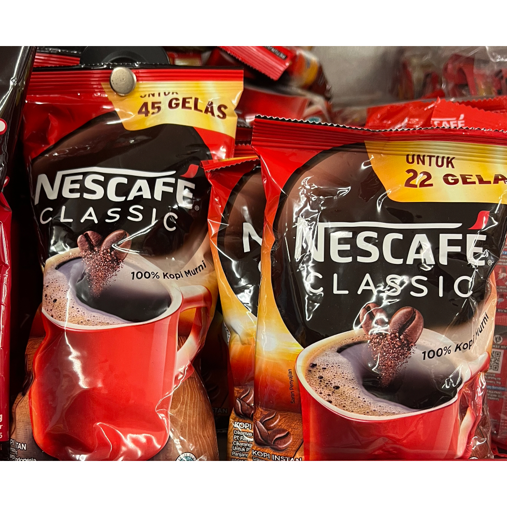 

Kopi Nescafe Classic Refill Pouch - 45gr / 100gr