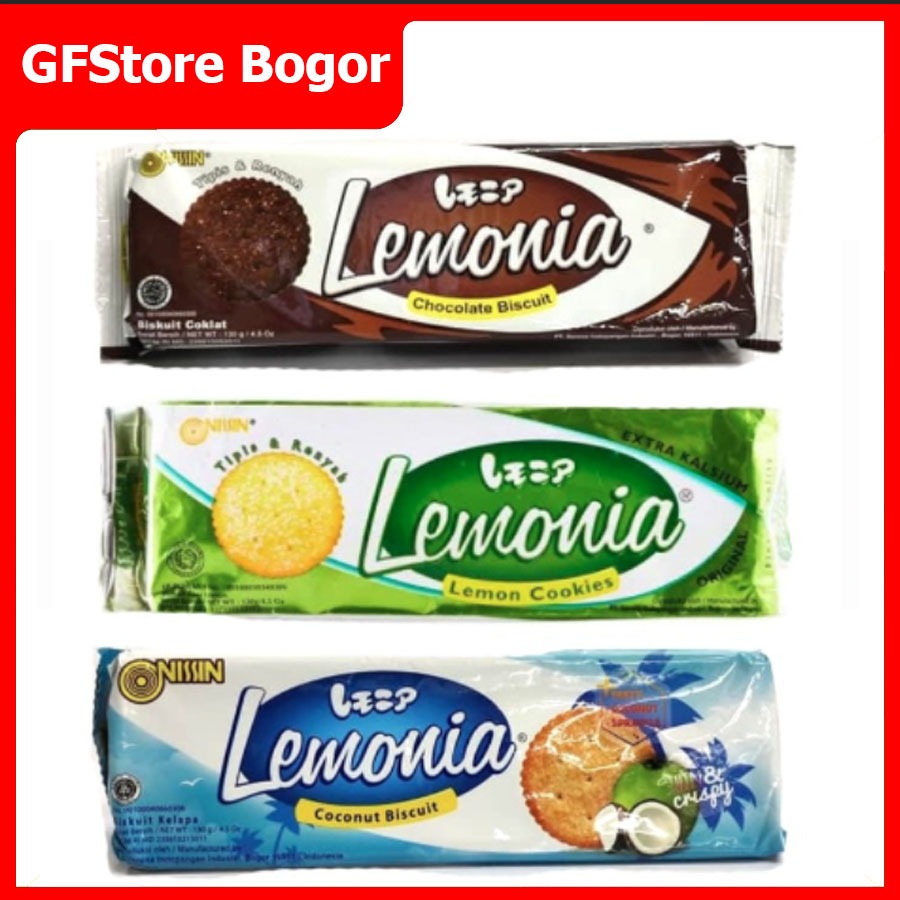 

Nissin Lemonia Biskuit 130 gram all variant