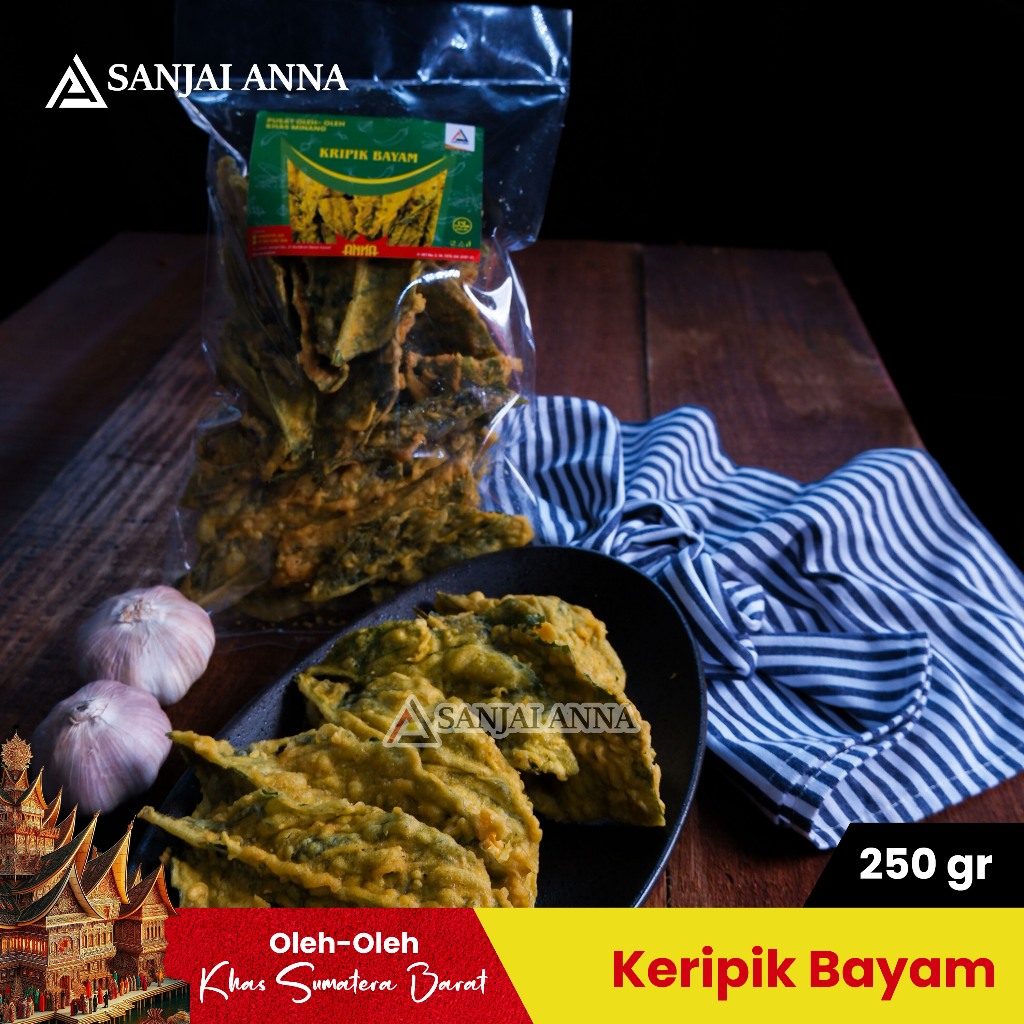 

SANJAI ANNA/KERIPIK BAYAM 250 GR