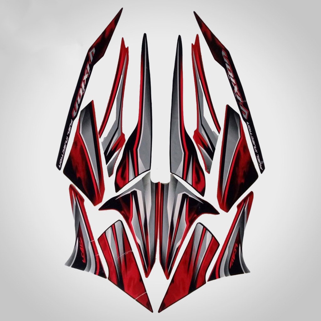 STIKER STICKER STRIPING YAMAHA VIXION OLD 2012 LIST LES BODY MOTOR VIXION OLD 2012