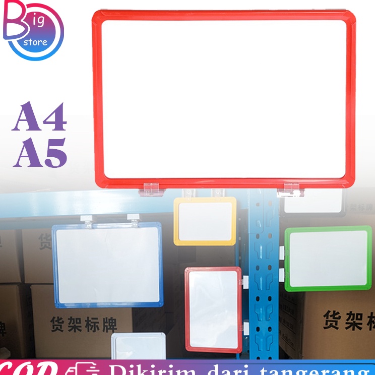

Pop Up Frame Promotion A4A5 Papan Promosi Toko Frame Promosi Base Magnet Frame Holder