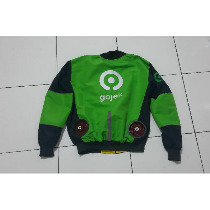 jaket ojol gojek shopee grab maxim berkipas pendingin 12 volt
