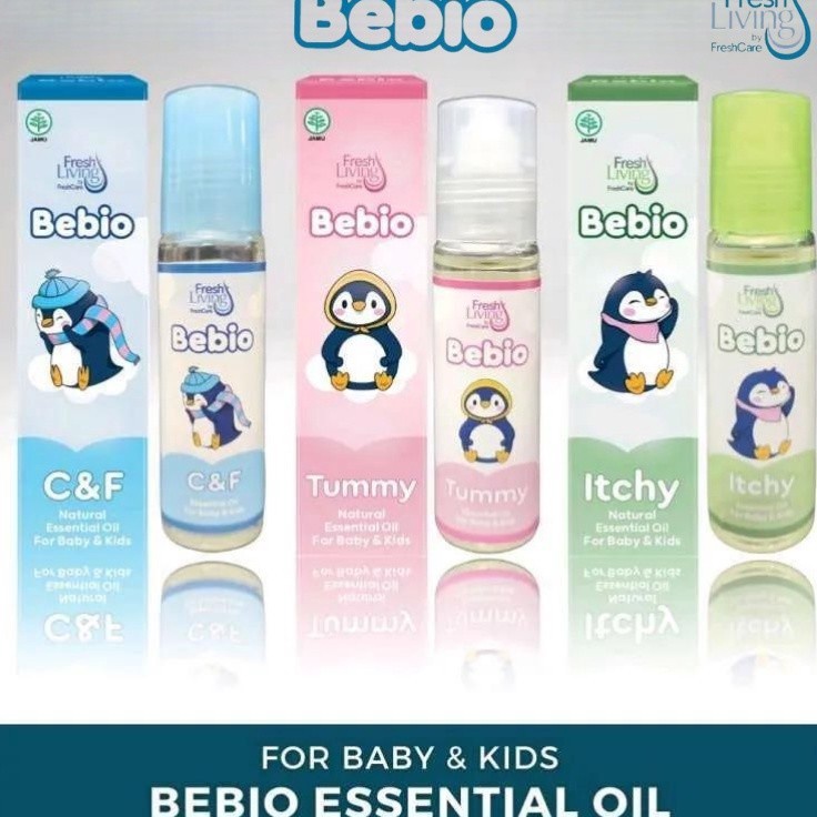 

BEBIO Baby Oil Freshliving Essential Oil 9ml C FCough and Flu Tummy Itchy For Baby Kids Minyak Aromatherapy Untuk Bayi