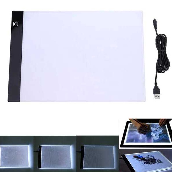 LED Drawing Tracing Board Stensil Board  Drawing Board LED  Papan Gambar Lampu