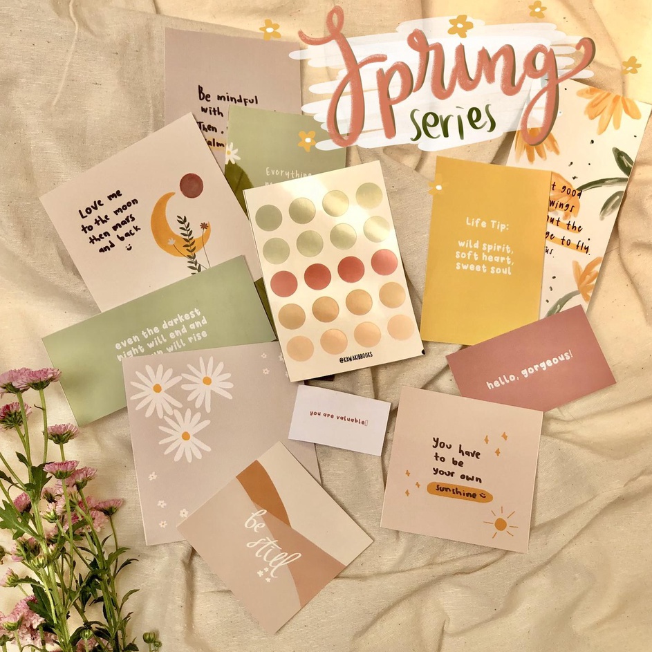 

Spring Series Post Card Aesthetic Wall Decor