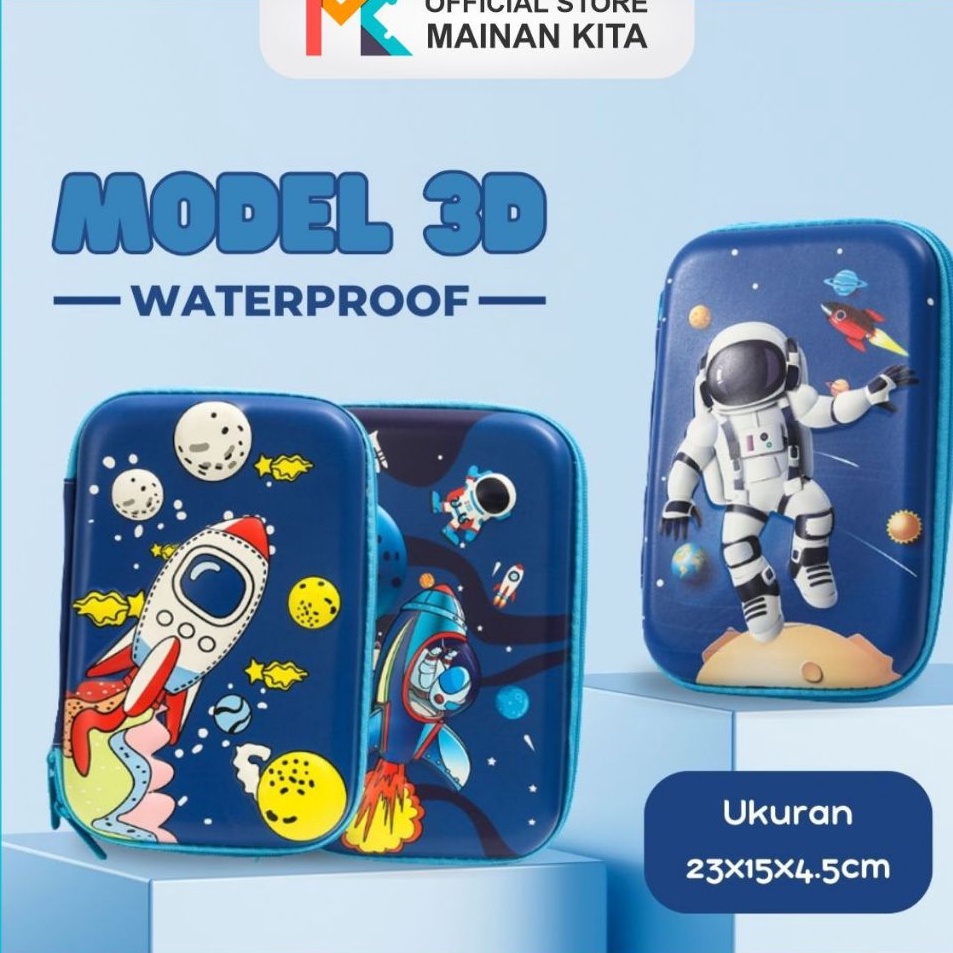 

MK912 Kotak Pensil 3D Timbul Besar Motif Karakter