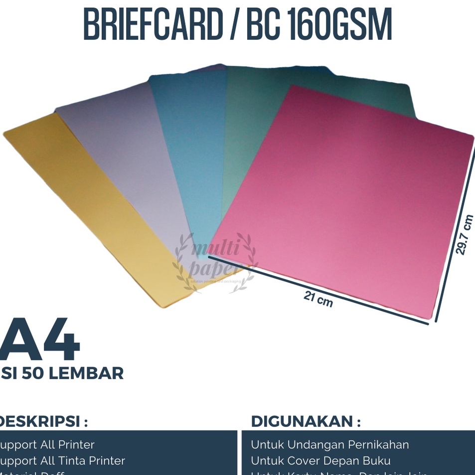 

Harga Termurah Kes BC 16 gsm A4 isi 5 lembar Kes BC A4