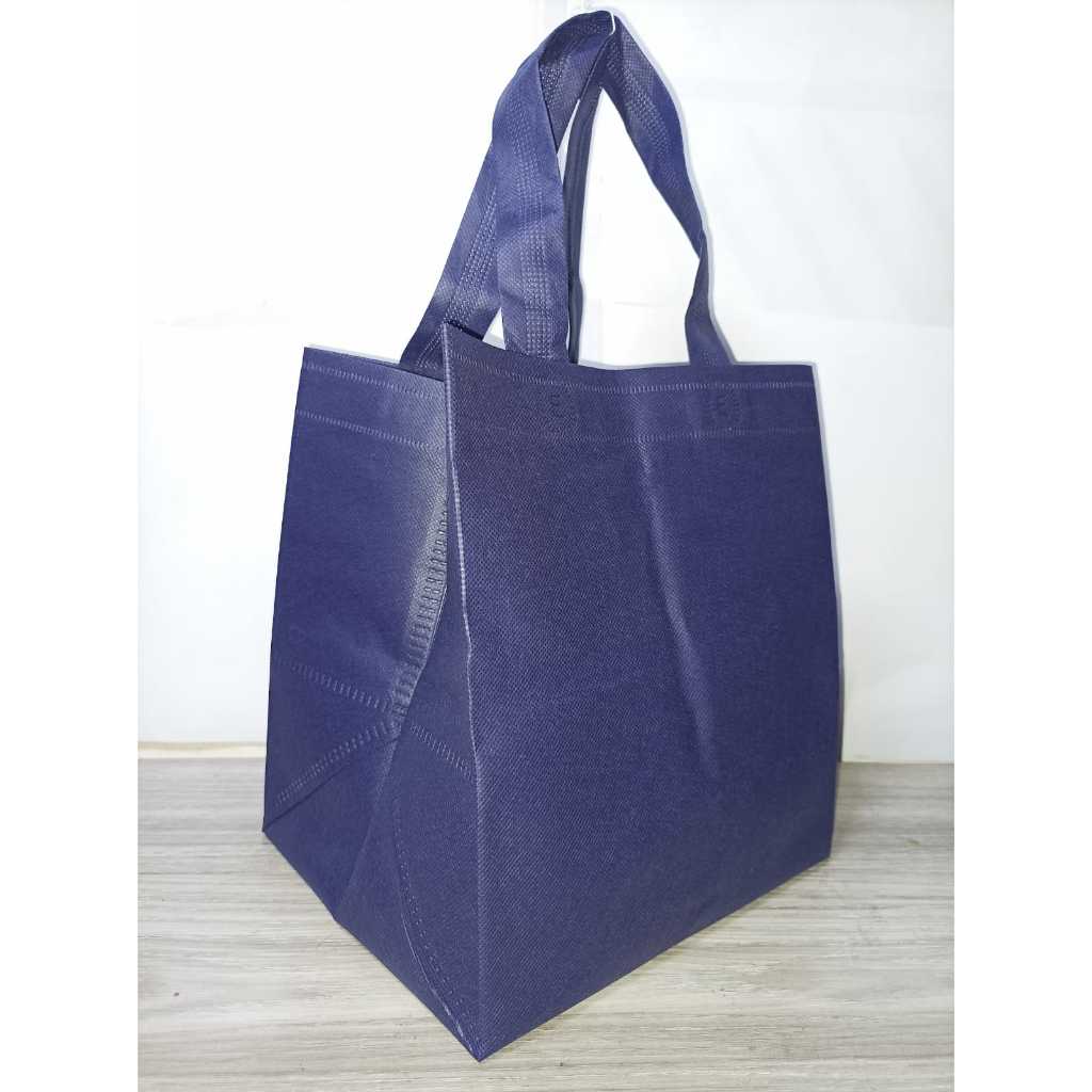 

RB 1 Lusinan Isi 12 Tas Kain Spunbond Goodie Bag Handle Box Dus Kue Nasi Kotak 18x18 20x20 22x22