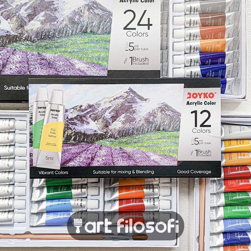 

Terkini Cat Akrilik Joyko Set 5ml ACC5 Joyko Acrylic Set