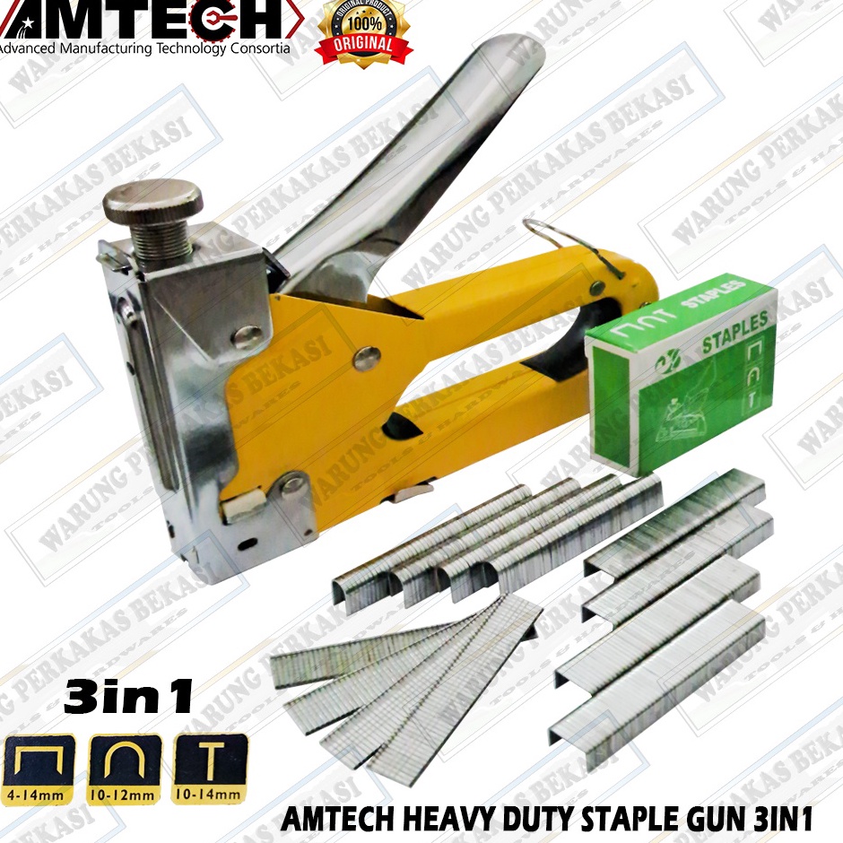 

Tora Stapler Staple Alat Tembak Paku Staples Manual 3in1 Multifungsi