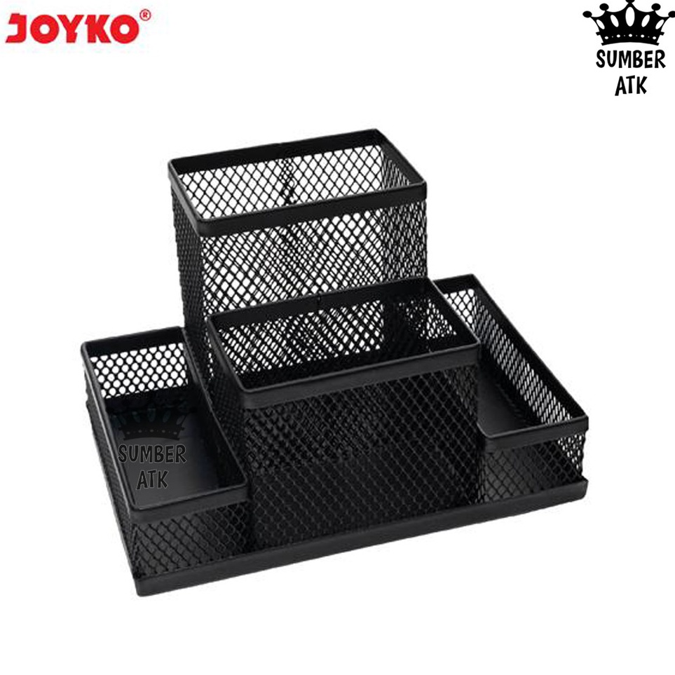 

Desk Set DS19 Pen Holder Tempat Alat Tulis Jaring Jala Joyko