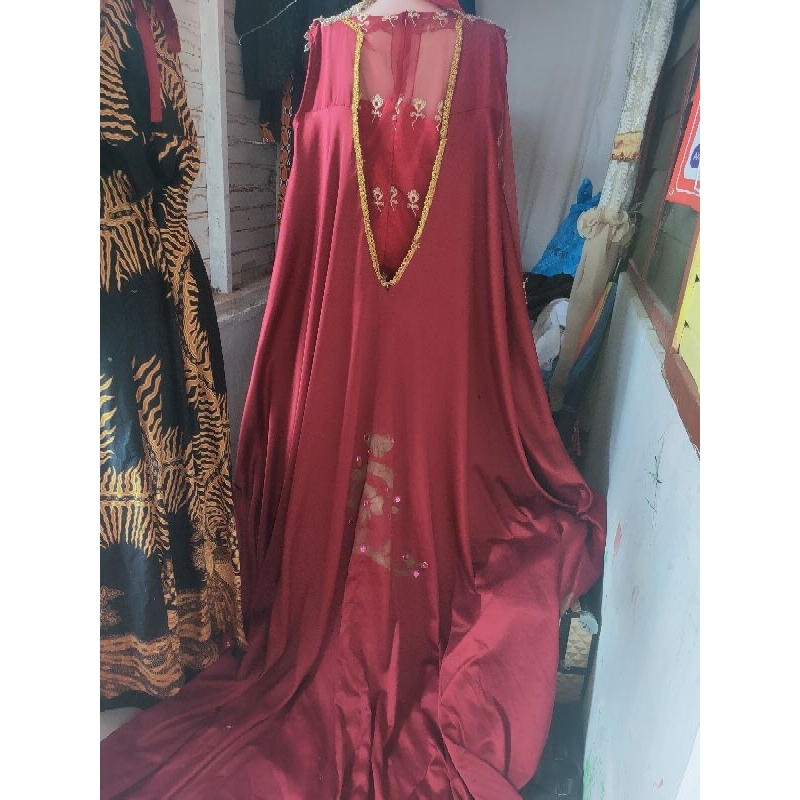 kebaya pengantin sayap besar