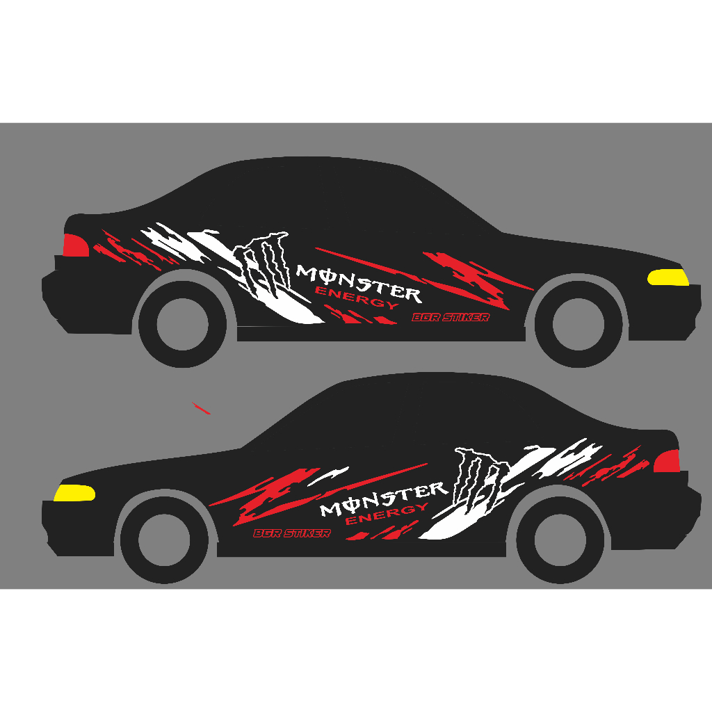 STIKER CUTING MOBIL SEDAN