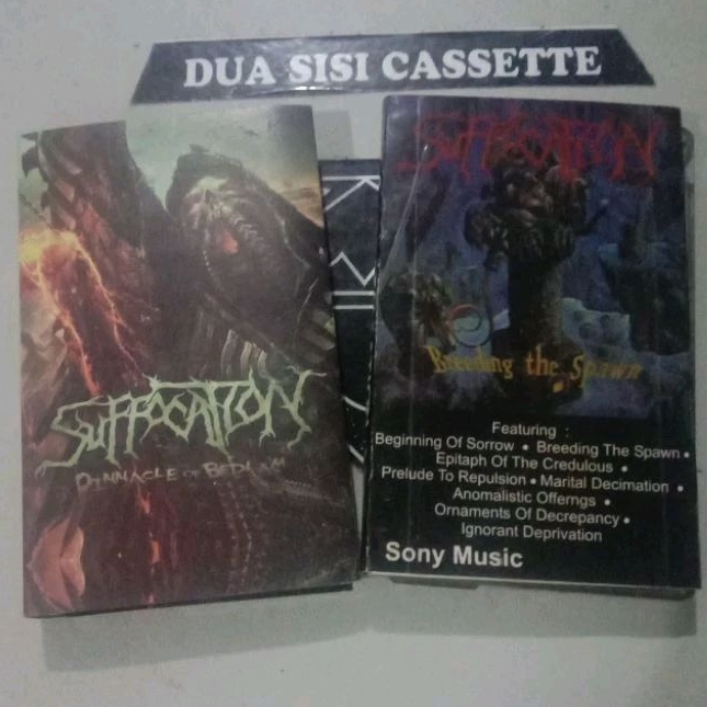 paket kaset suffocation - bleeding the spawn - pinnacle of bedlam